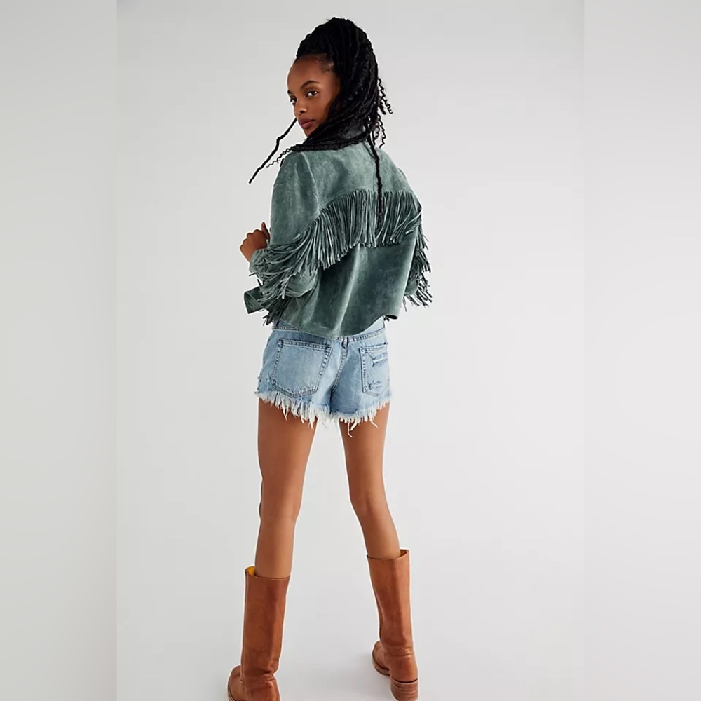 NWT! Free People x Blank NYC Twist & Shout Vegan Jacket Sz XS - Picture 3 of 3